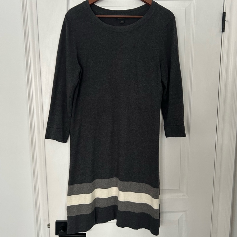 Dark Gray Banana Republic Sweater Dress
